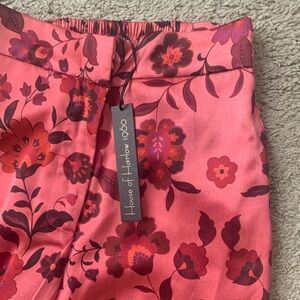 House of Harlow 1960 Wide Leg Satin Pants